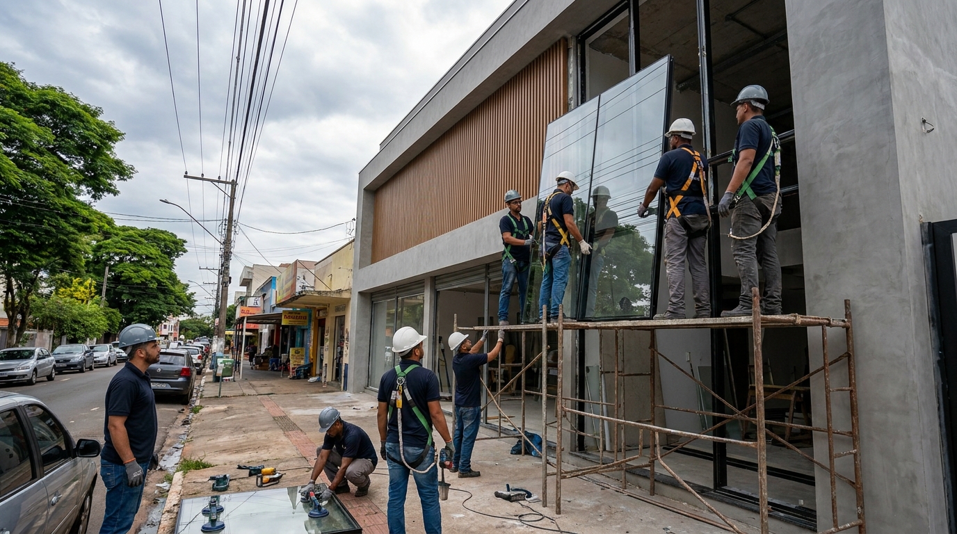 Fachada de Vidro em Contagem‑MG