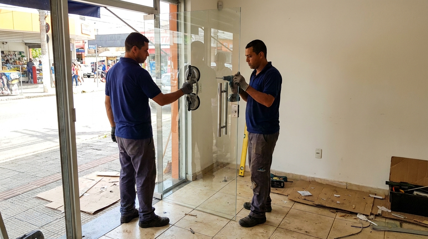Portas em Vidro em Contagem‑MG